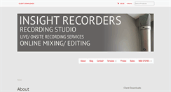 Desktop Screenshot of insightrecorders.com
