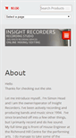 Mobile Screenshot of insightrecorders.com